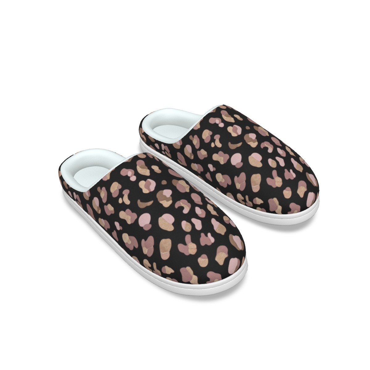 All-Over Print Women's Plush Slippers (PB2UF)