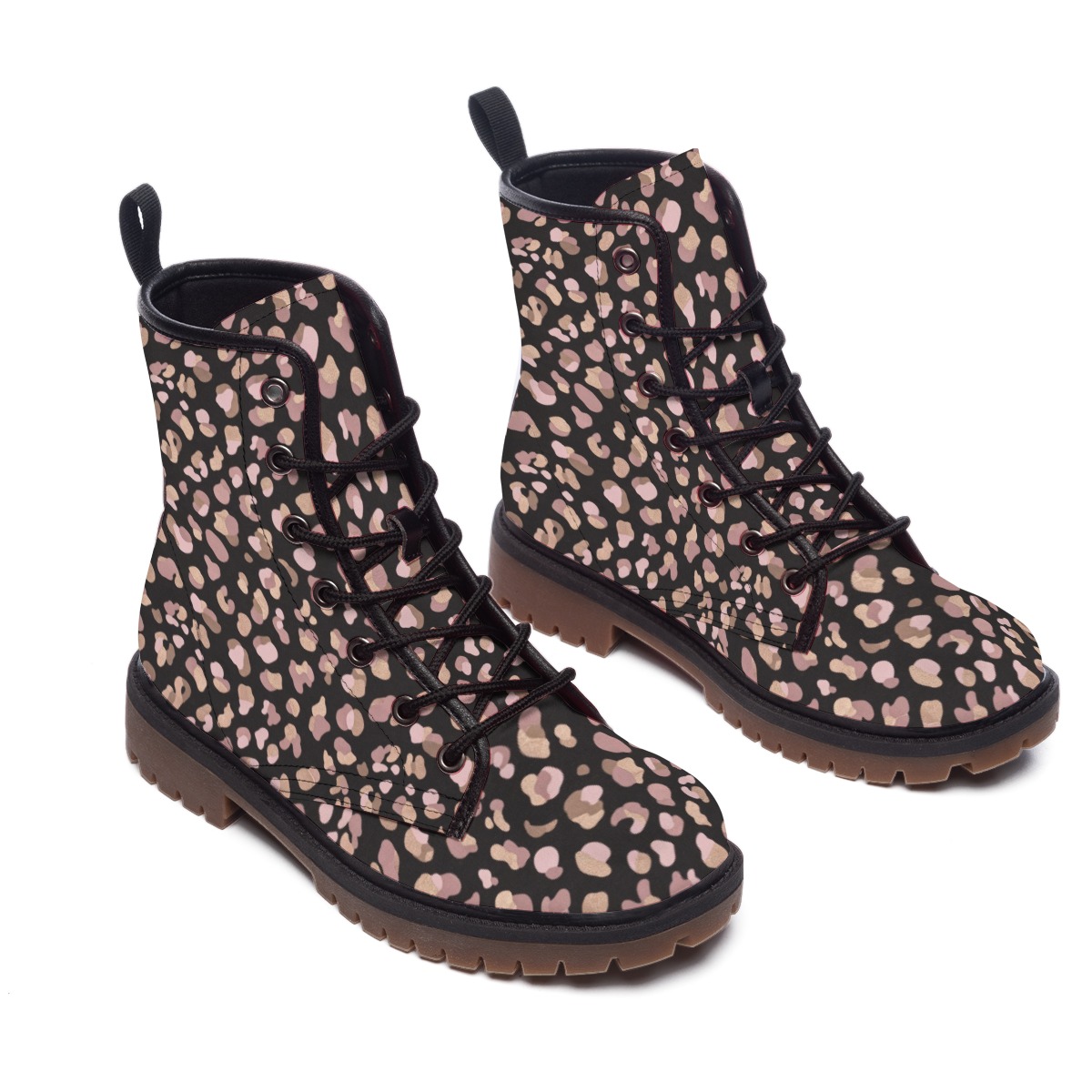 All-Over Print Women's Martin Short Boots (PB2UJ)