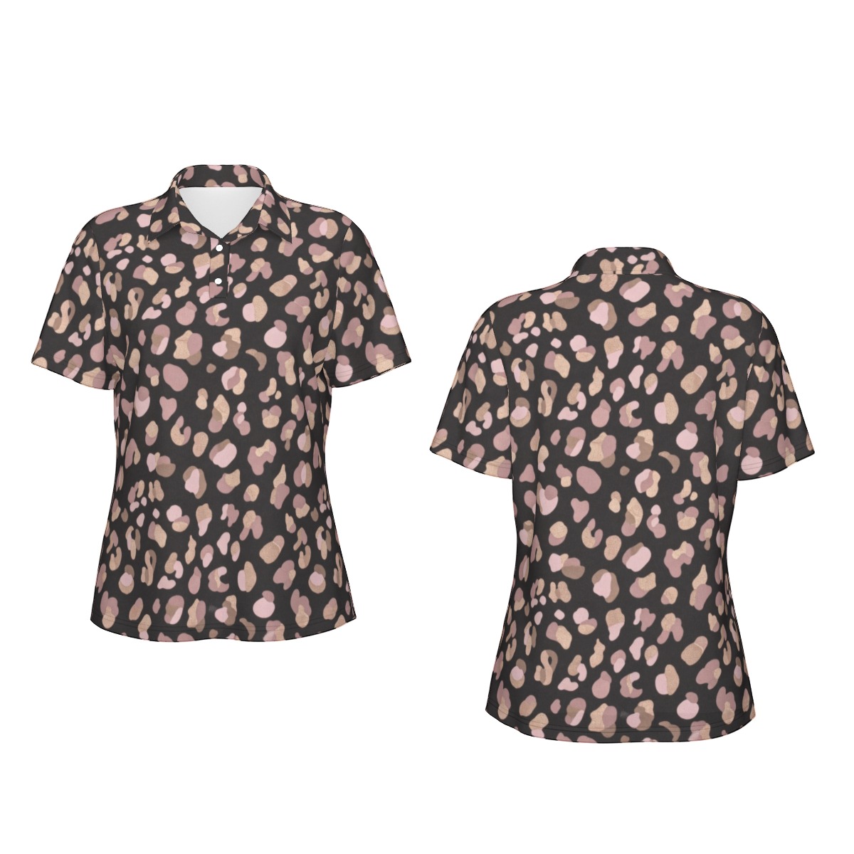 All-Over Print Women's Sports Polo Shirt (PB1WR)