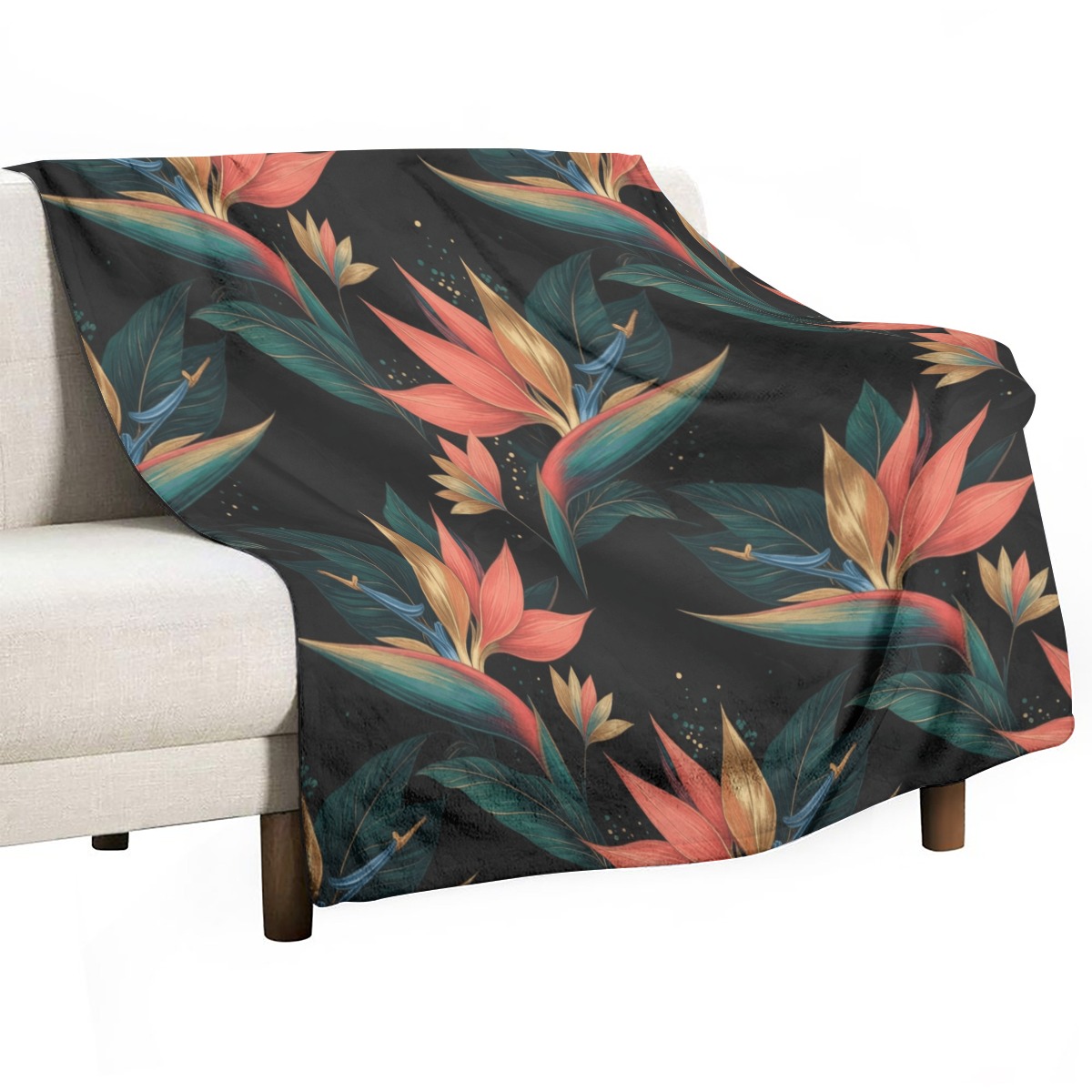 Koc flanelowy